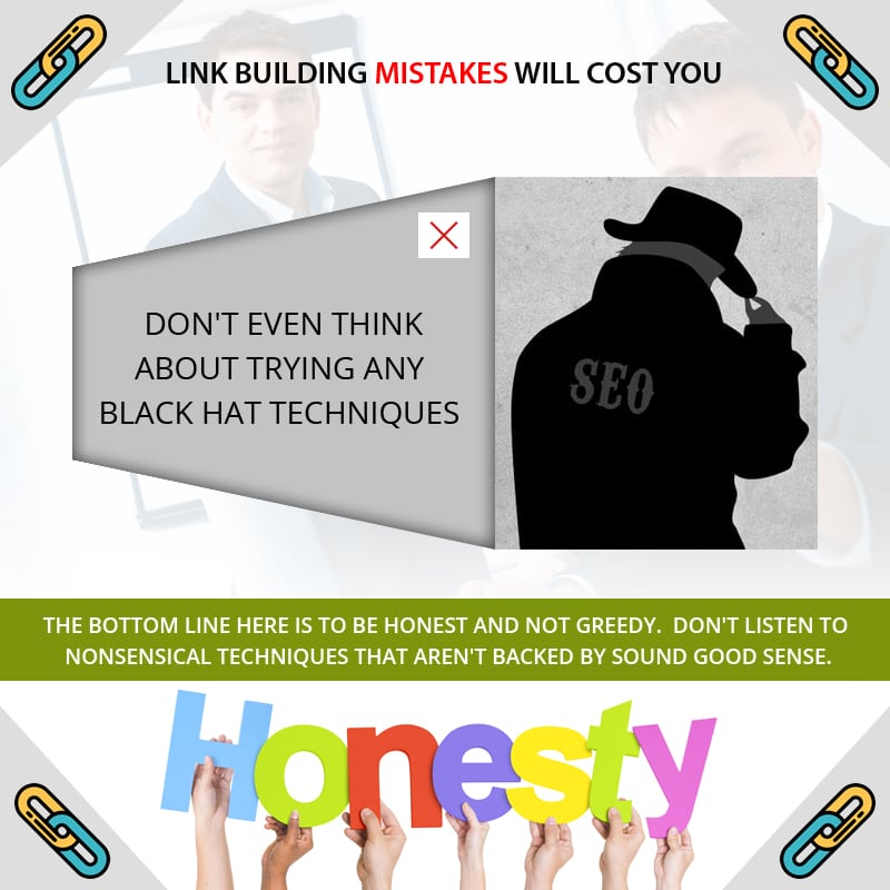 Link Building Mistakes Will Cost You